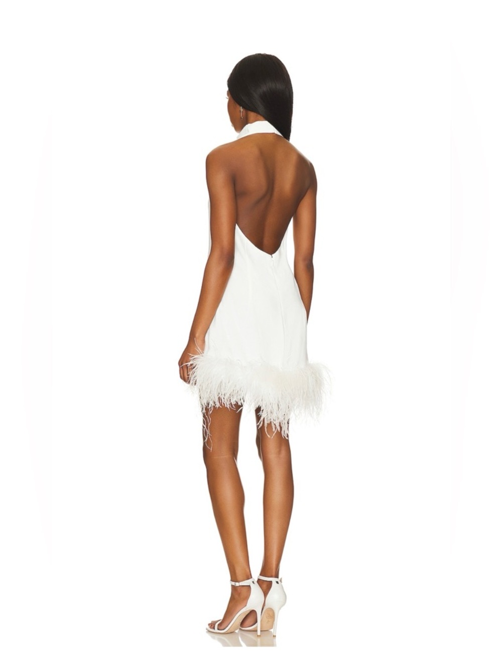 Amanda Uprichard Lunaria Dress in Ivory Size Medium - Picture 3 of 7